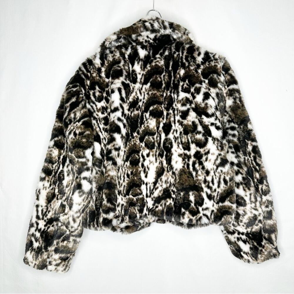 BAND OF THE FREE Wildcat Animal Print Faux Fur Jacket NWT in Large - Picture 8 of 8
